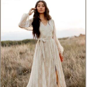 Joyfolie Haley Dress in Sand NWT